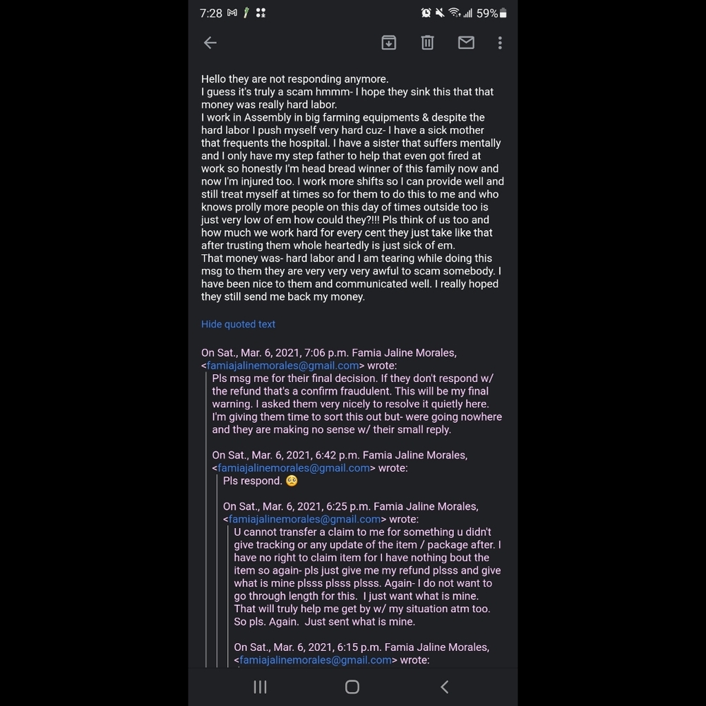 NFS SCAMMER ALERT - Picture 7 of 7
